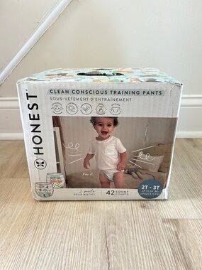 Honest Clean Conscious Training Pants - 2T/3T diapers